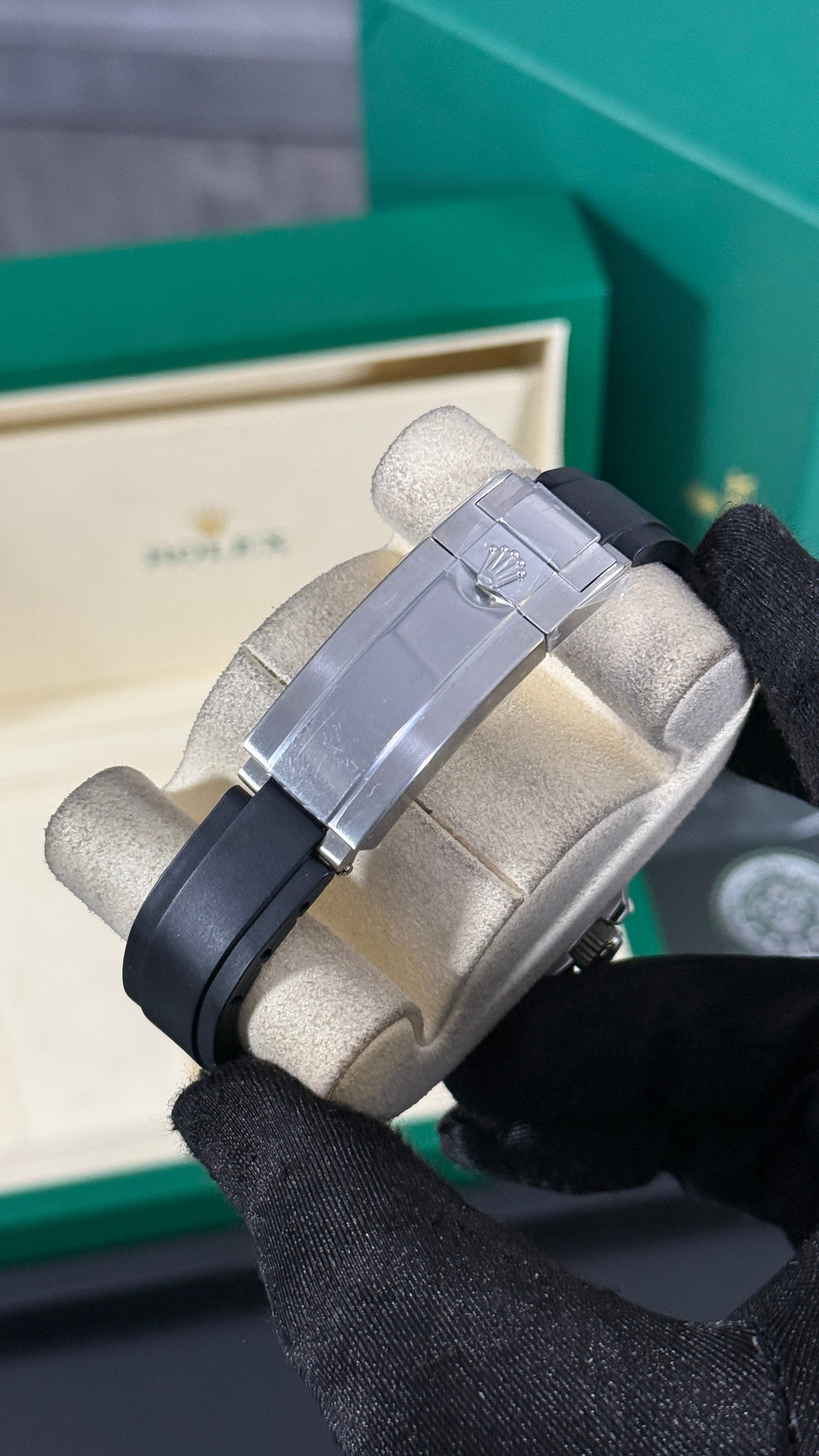 RLX YACHT-MASTER O.F. (PLATA/NEGRA) SUPERCL0N