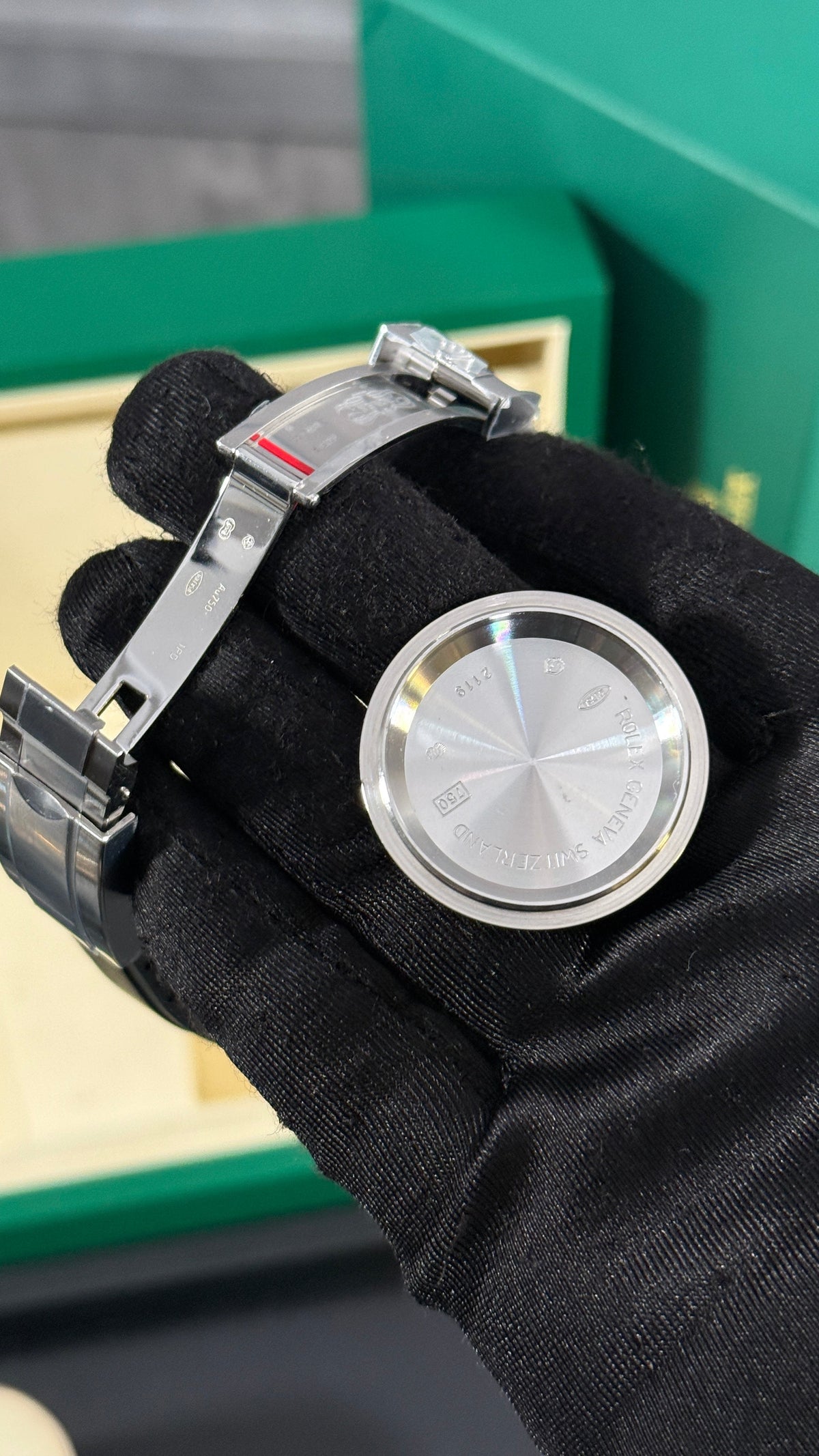 RLX YACHT-MASTER O.F. (PLATA/NEGRA) SUPERCL0N