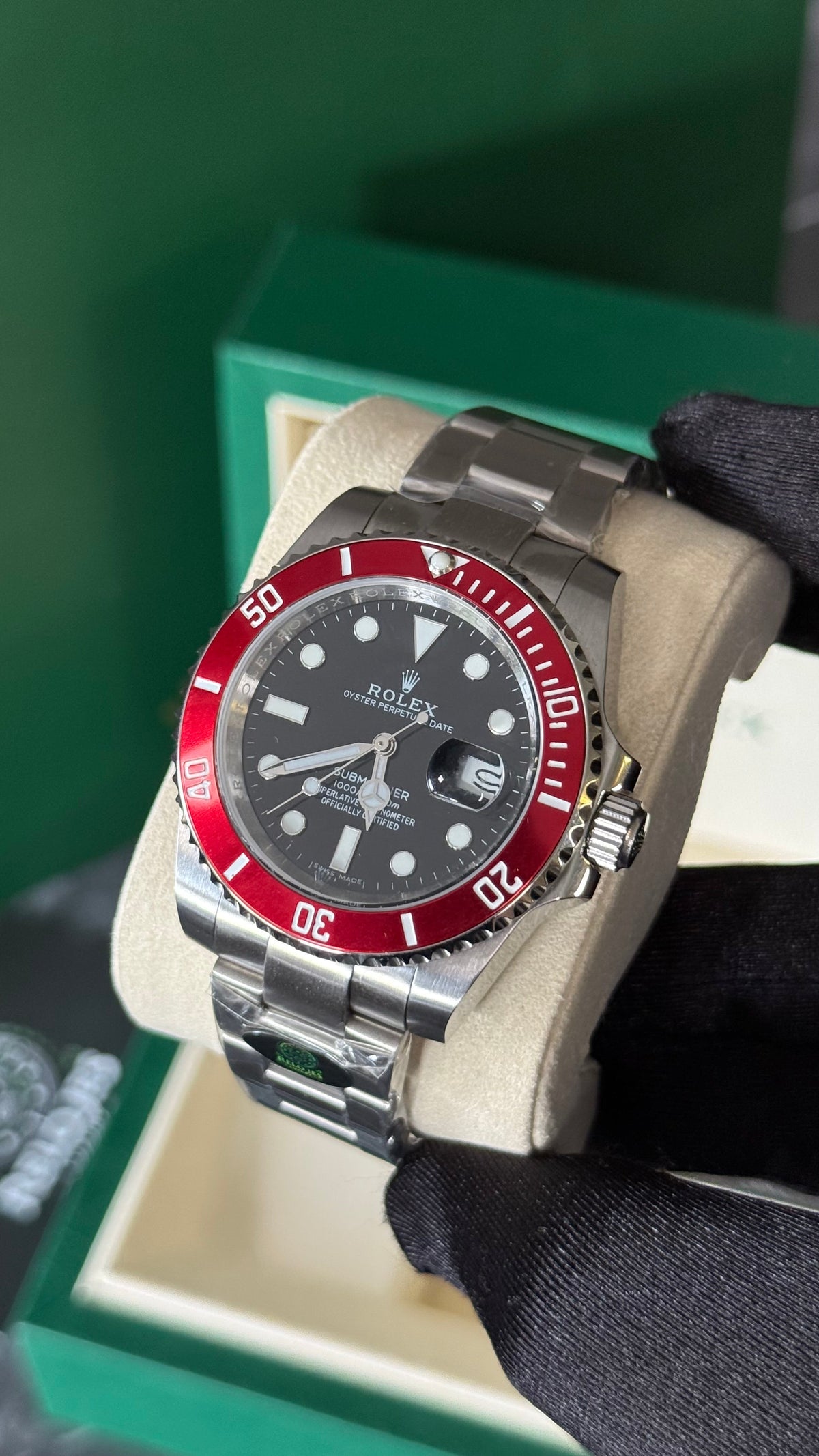 RLX SUBMARINER (ROJO/NEGRO)