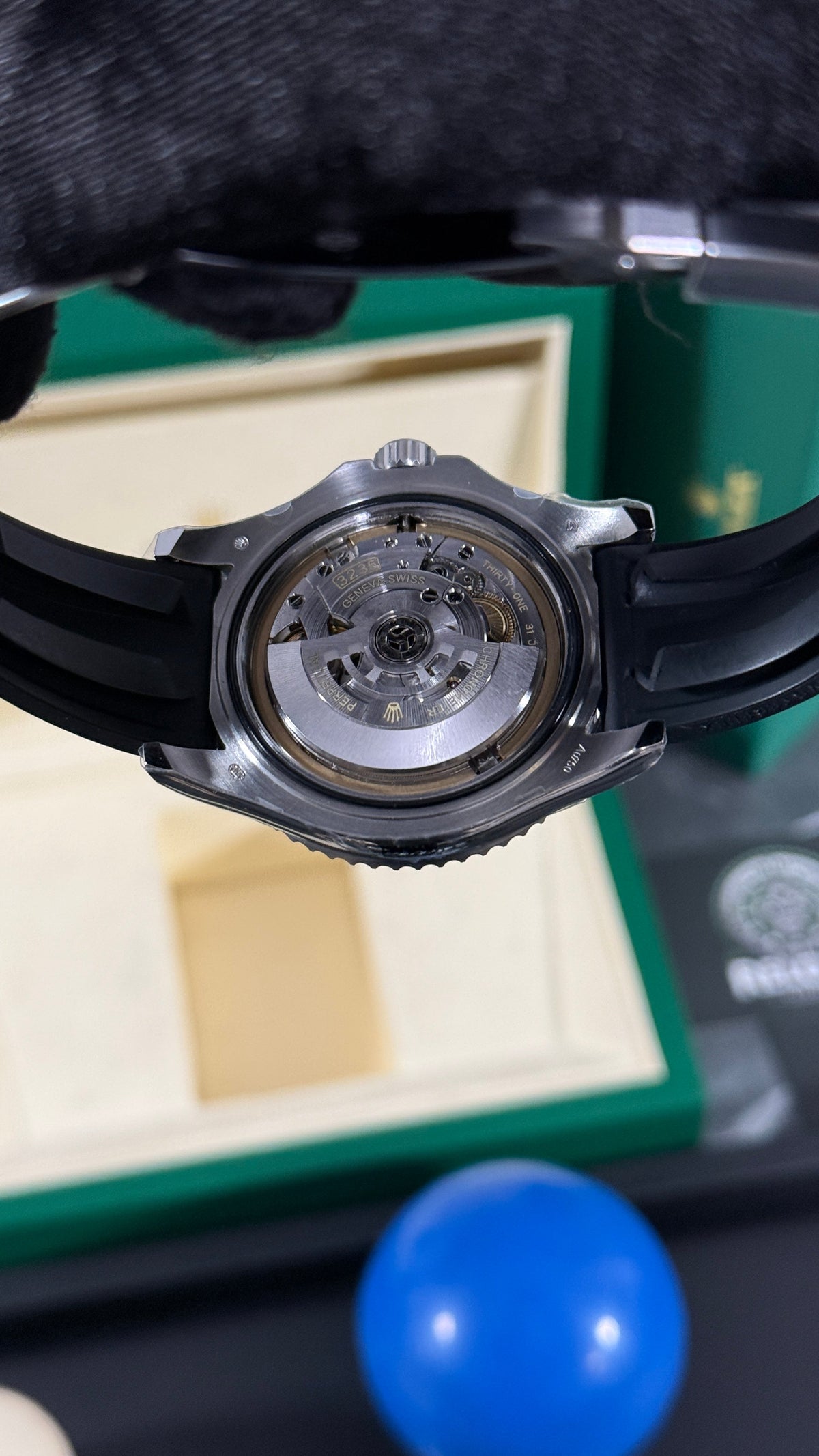 RLX YACHT-MASTER O.F. (PLATA/NEGRA) SUPERCL0N