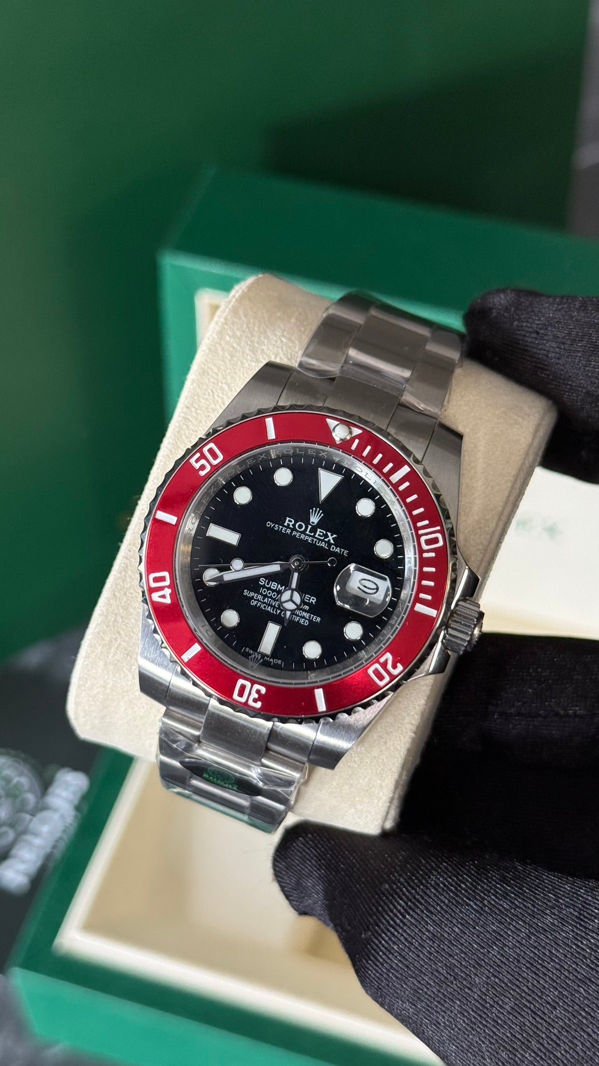RLX SUBMARINER (ROJO/NEGRO)