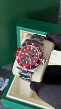 RLX SUBMARINER (ROJO/PLATA)